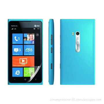 Clear Mobile Phone Anti-glare Screen Protector for Nokia 900, Made of 100% Japan PET Material